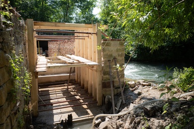 Rénovation canal d'entrée